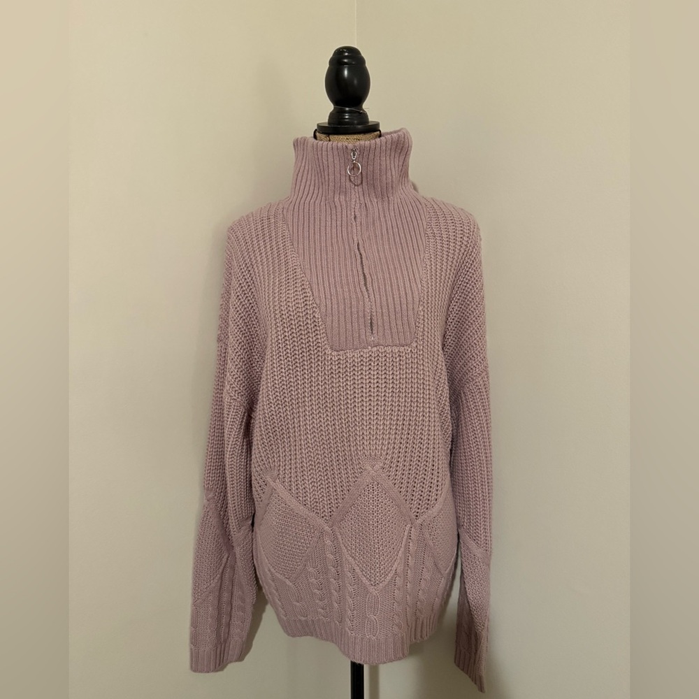 Absolutely Famous Women's High Neck Knit Sweater